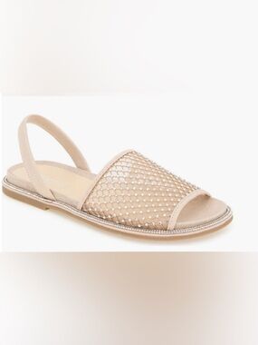Reaction Kenneth Cole Saavi Rhinestone Mesh Sandal. Ladies 8.5